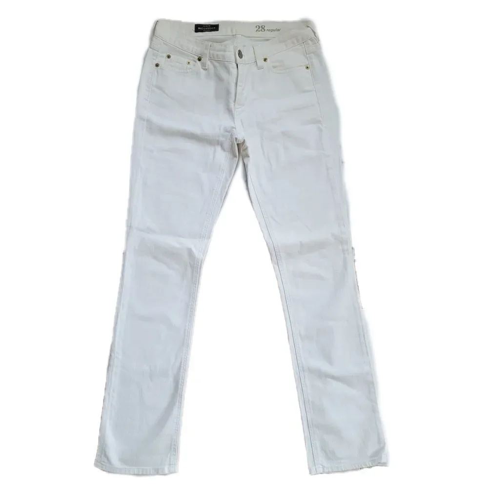 J.Crew Matchstick brilliant white jeans skinny